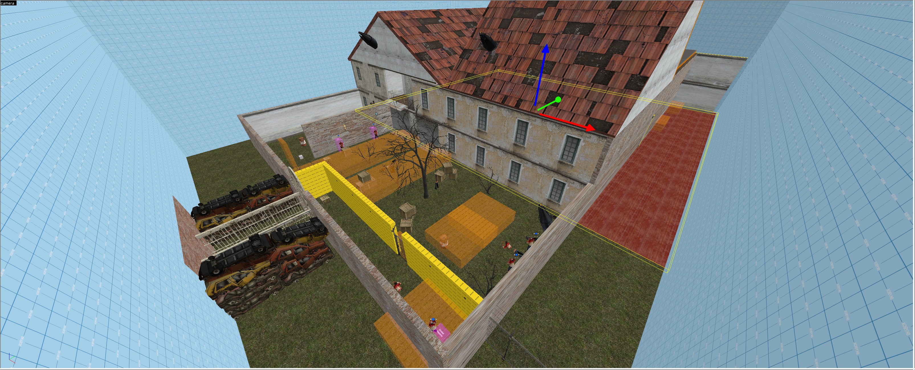 Initial gameplay pass with early encounters and traversal elements