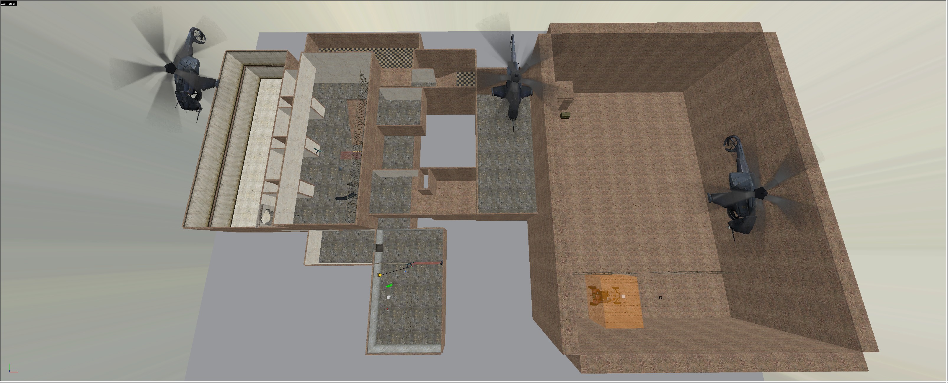 Early Lockdown whitebox viewed from above