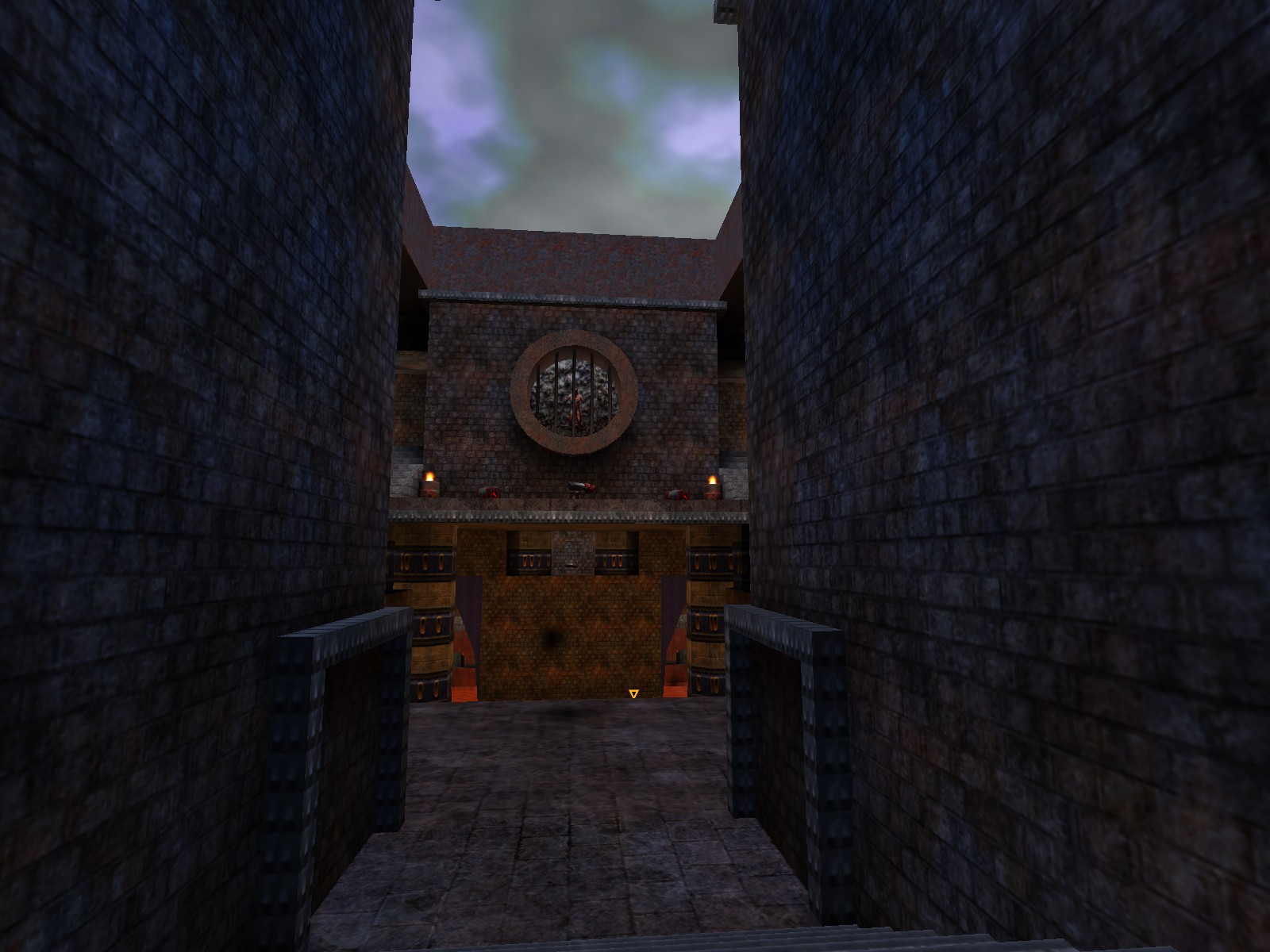 Narrow approach route into the opposing base